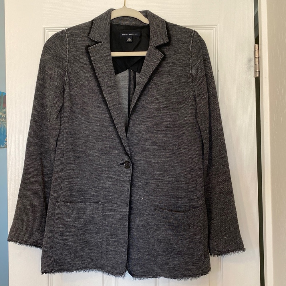 Bannana Republic unstructured blazer.